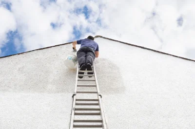 Peinture extérieure à Farnay — façades et ravalement